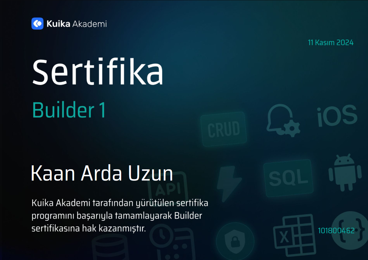 Kuika Low Code - Builder